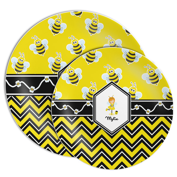 Buzzing Bee Melamine Plates - PARENT/MAIN