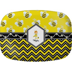 Buzzing Bee Melamine Platter (Personalized)