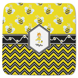Buzzing Bee Memory Foam Bath Mat - 48"x48" (Personalized)