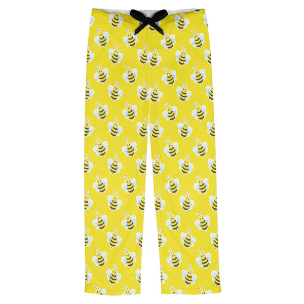 Custom Buzzing Bee Mens Pajama Pants - XL