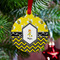 Buzzing Bee Metal Ball Ornament - Lifestyle