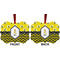 Buzzing Bee Metal Benilux Ornament - Front and Back (APPROVAL)
