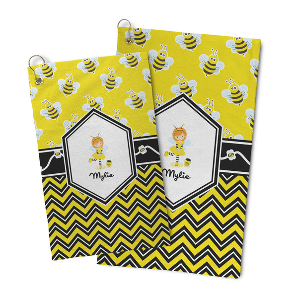 Buzzing Bee Microfiber Golf Towel - PARENT/MAIN