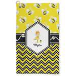 Buzzing Bee Microfiber Golf Towel (Personalized)
