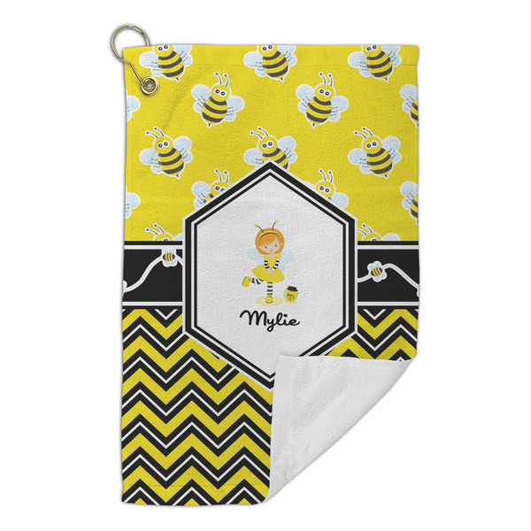 Buzzing Bee Microfiber Golf Towels Small - FRONT FOLDED