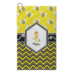 Buzzing Bee Microfiber Golf Towel - Small (Personalized)
