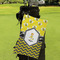Buzzing Bee Microfiber Golf Towels - Small - LIFESTYLE