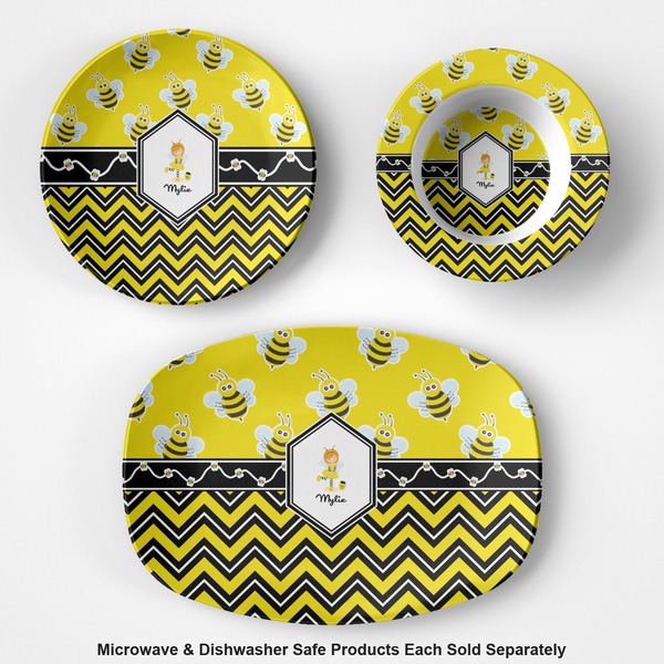 Buzzing Bee Microwave & Dishwasher Safe CP Plastic Dishware - Group