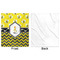 Buzzing Bee Minky Blanket - 50"x60" - Single Sided - Front & Back