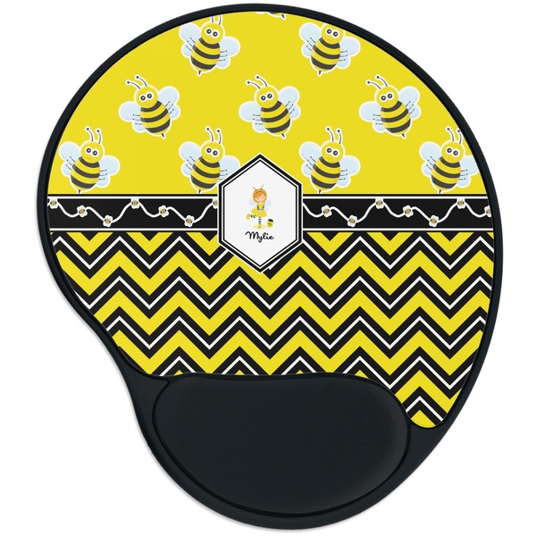 Custom Buzzing Bee Mouse Pad with Wrist Support