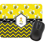 Buzzing Bee Rectangular Mouse Pad (Personalized)
