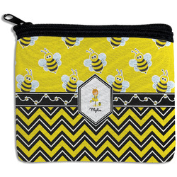 Buzzing Bee Rectangular Coin Purse (Personalized)