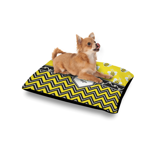 Buzzing Bee Outdoor Dog Beds - Small - IN CONTEXT