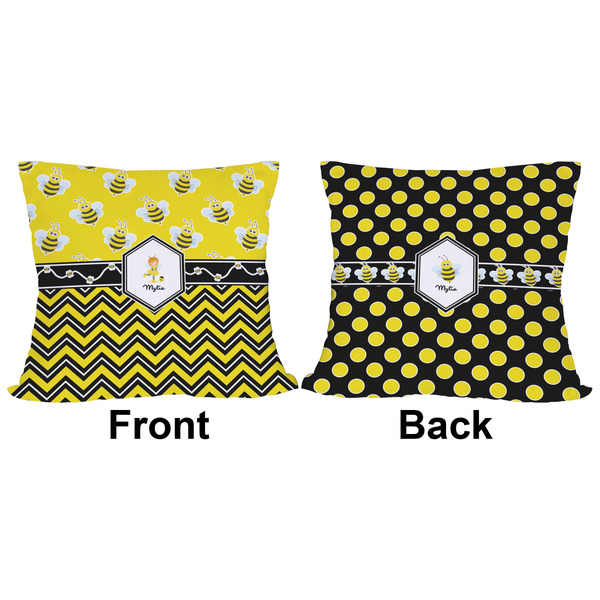 Buzzing Bee Outdoor Pillow - 16x16