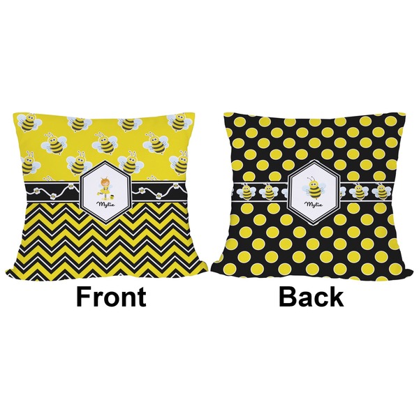 Buzzing Bee Outdoor Pillow - 20x20