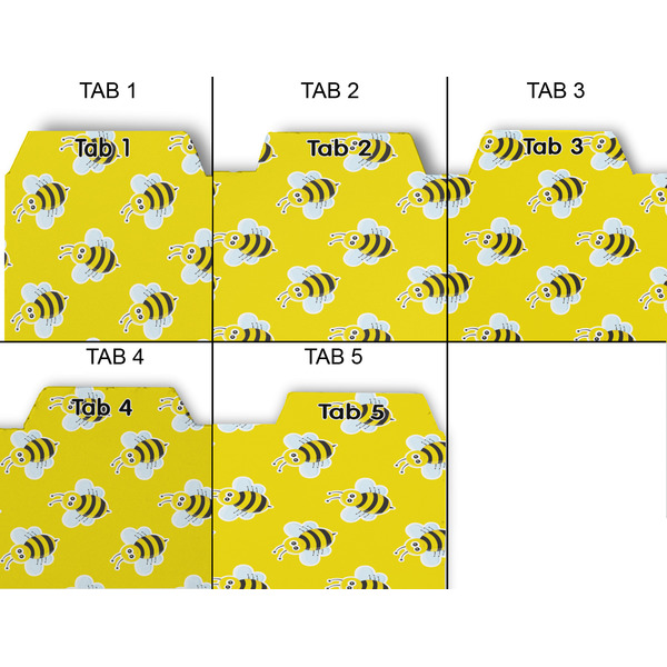 Buzzing Bee Page Dividers - Set of 5 - Approval