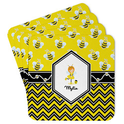 Buzzing Bee Paper Coasters (Personalized)