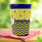 Buzzing Bee Party Cup Sleeves - with bottom - Lifestyle
