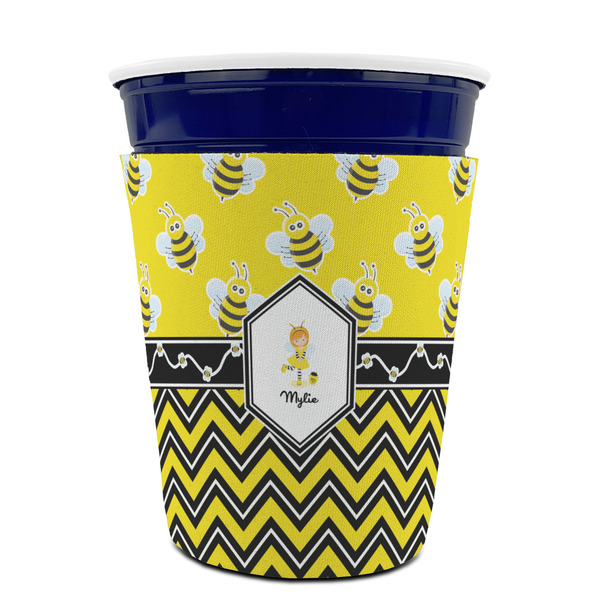 Buzzing Bee Party Cup Sleeves - without bottom - FRONT (on cup)
