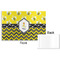 Buzzing Bee Disposable Paper Placemat - Front & Back