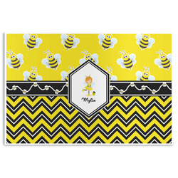 Buzzing Bee Disposable Paper Placemats (Personalized)