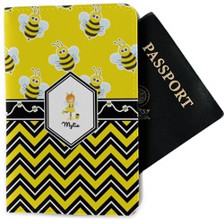 Buzzing Bee Passport Holder - Fabric (Personalized)