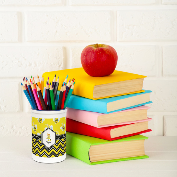 Buzzing Bee Pencil Holder - LIFESTYLE pencil