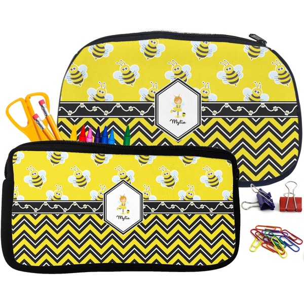 Buzzing Bee Pencil / School Supplies Bags Small and Medium