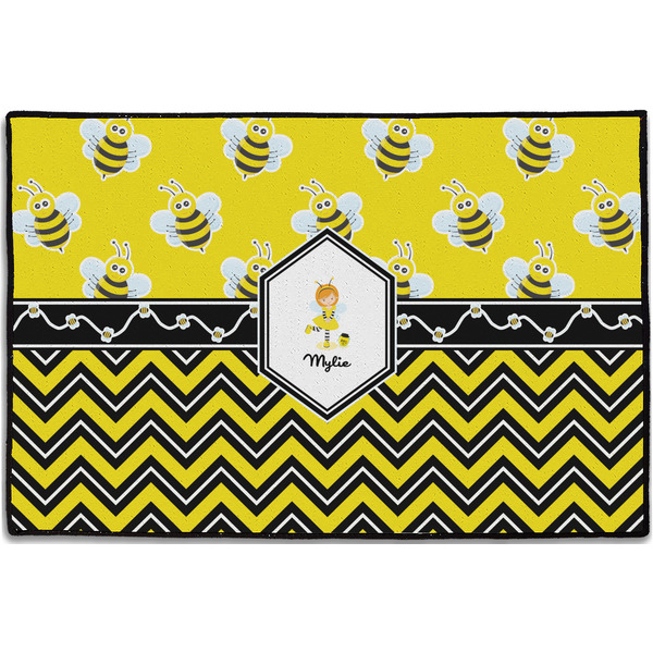 Buzzing Bee Personalized Door Mat - 36x24 (APPROVAL)