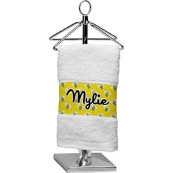 Buzzing Bee Cotton Finger Tip Towel (Personalized)