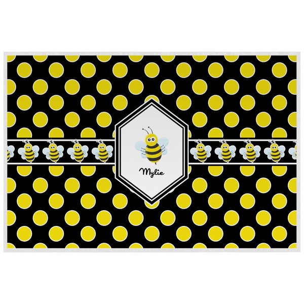 Buzzing Bee Personalized Placemat (Back)