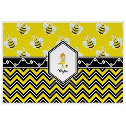 Buzzing Bee Laminated Placemat w/ Name or Text