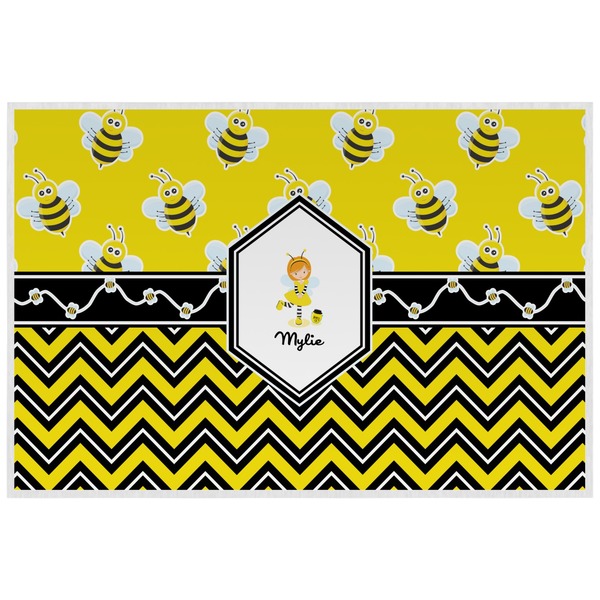 Custom Buzzing Bee Laminated Placemat w/ Name or Text