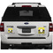 Buzzing Bee Personalized Square Car Magnets on Ford Explorer