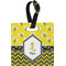 Buzzing Bee Personalized Square Luggage Tag