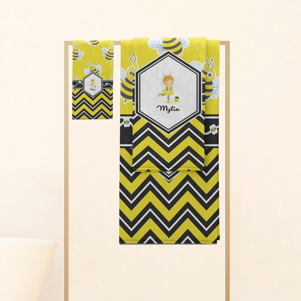 Buzzing Bee Personalized Towel Set