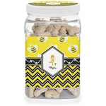 Buzzing Bee Dog Treat Jar (Personalized)