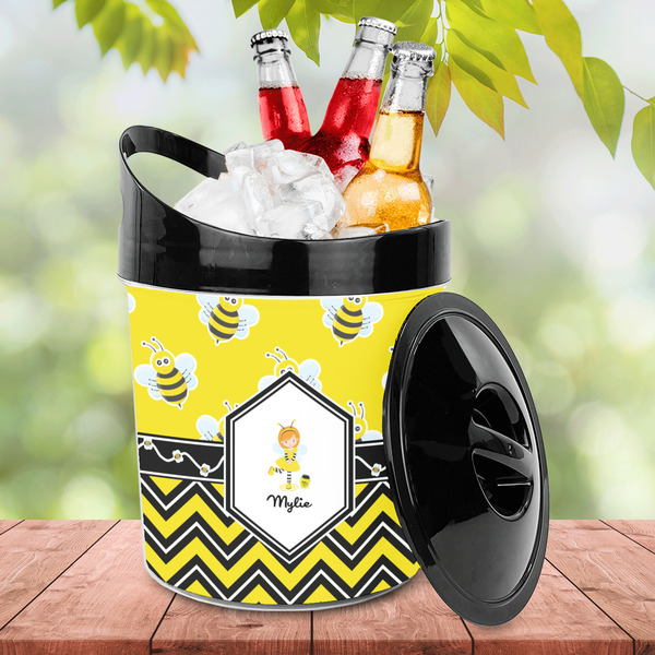 Buzzing Bee Plastic Ice Bucket - LIFESTYLE