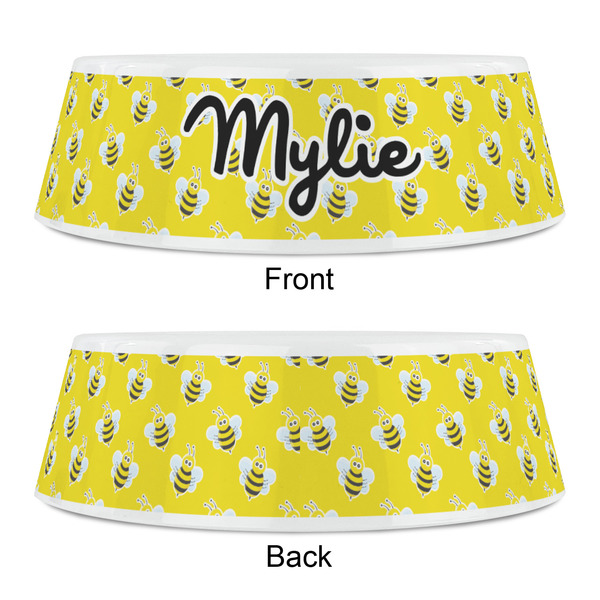 Buzzing Bee Plastic Pet Bowls - Small - APPROVAL