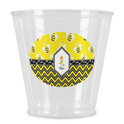 Buzzing Bee Plastic Shot Glass (Personalized)