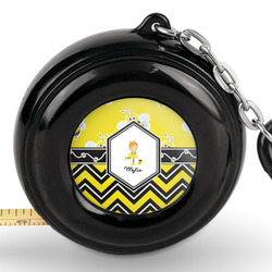 Buzzing Bee Pocket Tape Measure - 6 Ft w/ Carabiner Clip (Personalized)
