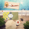 Buzzing Bee Pool Towel Lifestyle