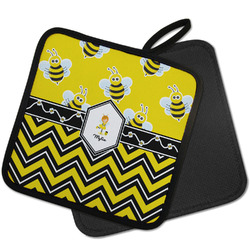 Buzzing Bee Pot Holder w/ Name or Text