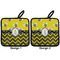 Buzzing Bee Pot Holders - Set of 2 APPROVAL