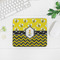 Buzzing Bee Rectangular Mouse Pad - LIFESTYLE 2