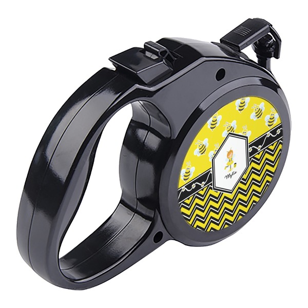 Buzzing Bee Retractable Dog Leash - Angle