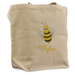 Buzzing Bee Reusable Cotton Grocery Bag (Personalized)