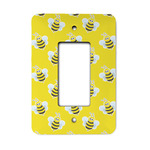 Buzzing Bee Rocker Style Light Switch Cover (Personalized)