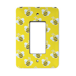 Buzzing Bee Rocker Style Light Switch Cover
