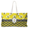 Buzzing Bee Large Rope Tote Bag - Front View